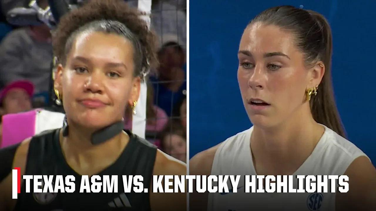 Texas A&M Aggies vs. Kentucky Wildcats | Full Match Highlights | ESPN College Volleyball