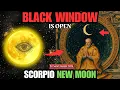 BLACK WINDOW IS OPEN — Scorpio New Moon Portal: Begin in Silence (Nov 20)
