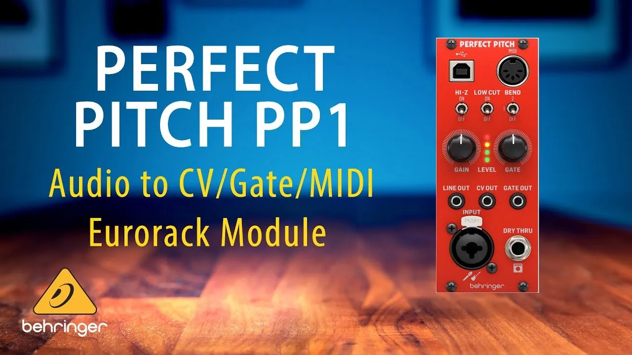 Behringer PERFECT PITCH PP1 Audio to MIDI/USB/CV Converter Module