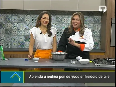 Aprenda a realizar pan de yuca en freidora de aire