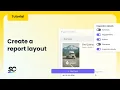 Create a report layout Tutorial Web app