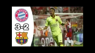 بايرن ميونخ و برشلونة 3 2 نصف نهائى تشامبيونز ليج 2015 رؤوف خليف HD 