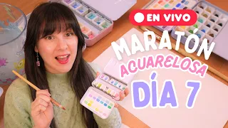 ¡Pintando el gran final juntos! 🐜🎨 | Maratón acuarelosa (DÍA 7)