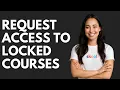 How to Request Access to Locked Courses in Skool QUICK GUIDE