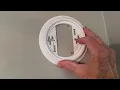 How To Install The First Alert Smoke Alarm Battery Operated Detector with Test Silence Button SM