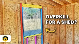 The FAST Way to Frame a Shed Window But Should YOU Use It