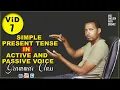Simple Present Tense in Active and Passive Voice Grammar Class Aku English With Oromic