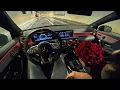 421HP MERCEDES A45S AMG POV - Night Drive Date With Girlfriend