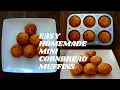 Homemade Cornbread Mini Muffins Corn Muffins How to make Perfectly Sweet Moist Cornbread Muffins
