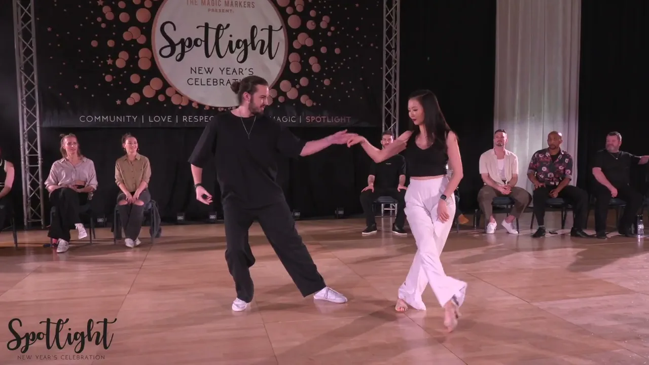 Spotlight New Year's Celebration 2024/2025 All Star Jack & Jill Branden Strong & Felicia Li