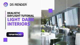 Realistic Interior Lighting in D5 Render Natural Daylight Tutorial