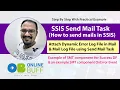 SSIS Send Mail Task Example Send Mail Task OnError Event Handler