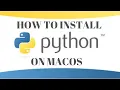 How to Install Python On MacOS Catalina 2020