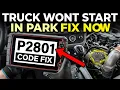 What Is Obd2 Code P2801 - Transmission Range Sensor Fix