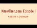 Node js - Callbacks Vs Generators