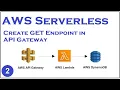 Crash Course AWS Serverless - Part 2 Create GET endpoint in API Gateway yusy4code