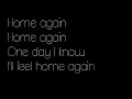 Michael Kiwanuka - Home Again - Lyrics