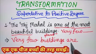 Change Superlative Degree into in English Grammar