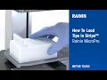 How to Load Tips in Strips Rainin MicroPro Load Strips in Any Position 96-Channel Pipette
