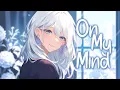 Download Lagu 「Nightcore」 On My Mind - Alex Warren \u0026 ROSÉ ♡ (Lyrics)