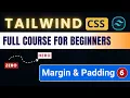 Tailwind CSS Tutorial For Beginners Style with Margin and Padding