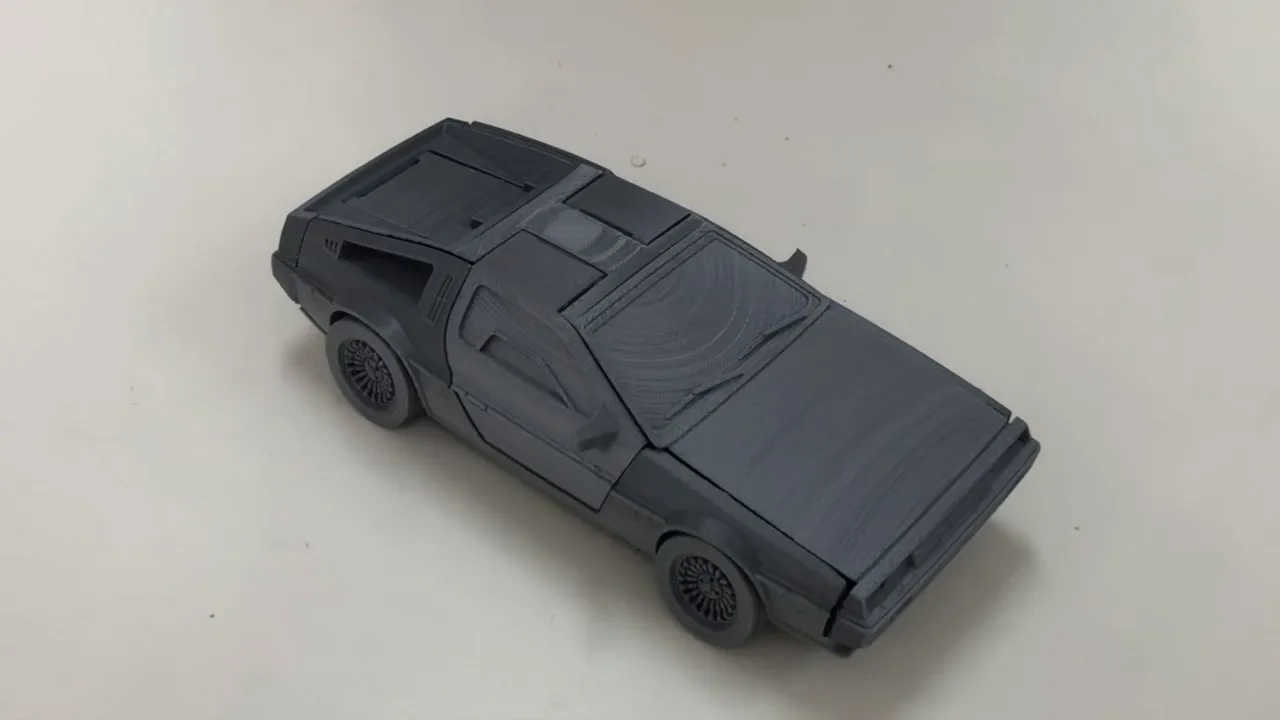 Foldable car Delorean video thumbnail
