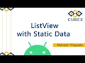 ListView with Static Data in Android