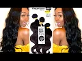 START TO FINISH AFFORDABLE QUICKWEAVE FT SHAKE N GO ORGANIQUE MASTERMIX BODYWAVE HAIR REVIEW