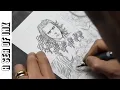 Masakazu Katsura Zetman Girl Ai Drawing a Zetman Page in His Studio