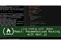 React Parameterized Routing with Next js - Live Coding with Jesse