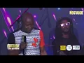 Le groupe Magic System  interprète leur titre “Abou” sur la scène de Nostalgie Fun