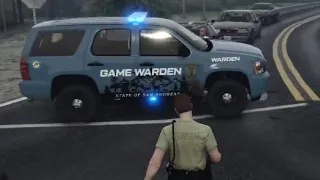Static FivePD First Shift With Game Warden SAGW FiveM