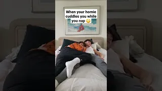 When Your Homie Cuddles You While You Nap Shorts Sebb And Dion Sebasdion 
