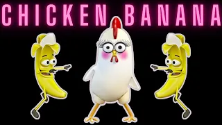 CHICKEN BANANA SONG - Dancing Fruit Kids Academy