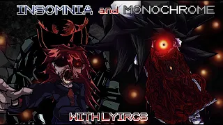 Download Insomnia and Monochrome WITH LYRICS | Friday Night Funkin' Hypno's Lullaby Vocal Cover MP3