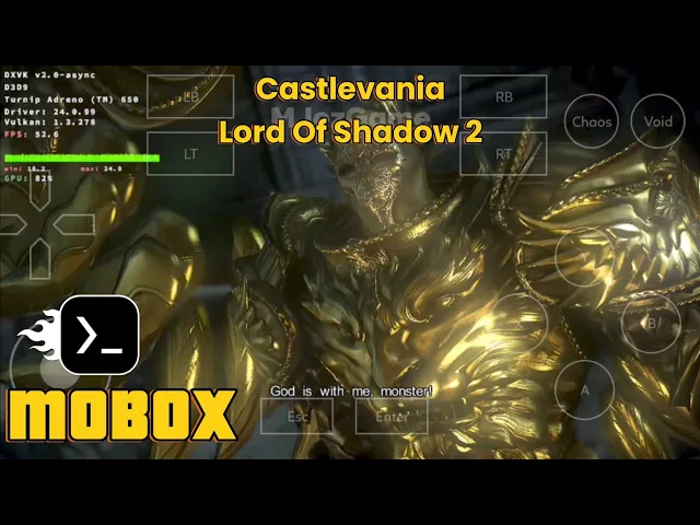 Mobox - Gameplay Castlevania Lord Of Shadow 2 - Emulator Windows Android