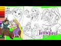 Coloring Disney Princess Rapunzel Flynn Rider - Coloring Pages for kids