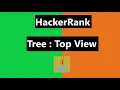 Tree Top View Hackerrank Solution - java 8 Hackerrank Data Structure Tree