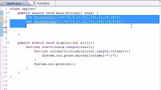 Java Programming Tutorial 34 of 87 Table for Multi Arrays - YouTube
