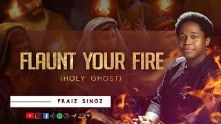 praiz singz flaunt your fire holy ghost prayer chant visualizer lyrics