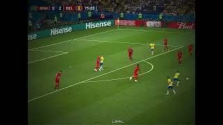 تمدح المعلق او المباراه جنون فارس عوض الحضات الاخيره البرازيل بلجيكا 