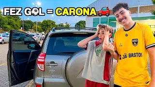 FEZ GOL = VAI EMBORA DE CARRO, NÃO FEZ GOL = A PÉ 🦶