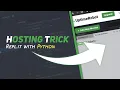 Hosting Trick With Python in Repl it