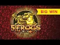 5 Frogs Slot - Super Feature Bonus BIG WIN