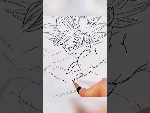 Drawing GOKU Ultra Instinct