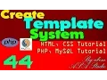 Create Template System 44 Article Position and Z Index PHP MySQL CSS Tutorial Series