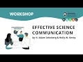 Effective science communication through presentations posters and infographics