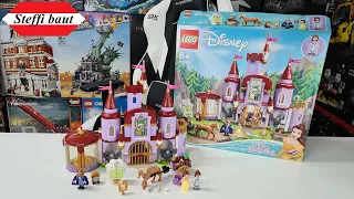 LEGO Disney 43196 Belle and the Beast's Castle unboxing &amp; build