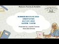 Summer Institute HS 2023 Orientation