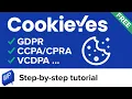 Free WordPress Cookie Plugin - CookieYes Tutorial